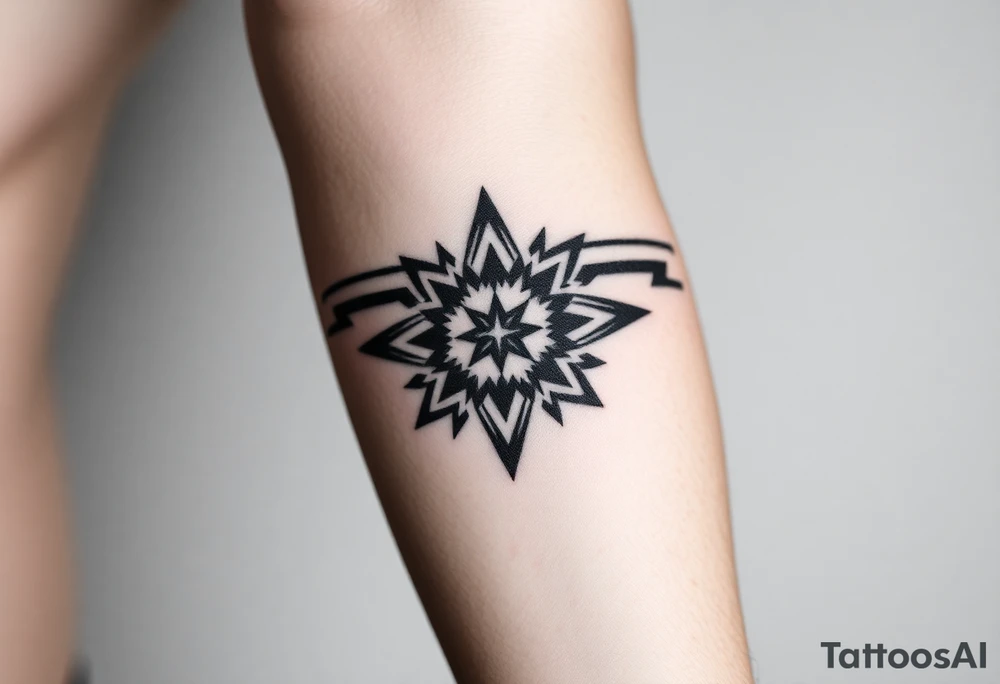 geometric tattoo idea