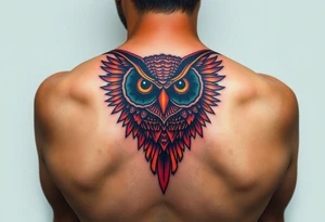 Majestic owl tattoo idea