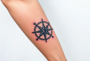 compass tattoo idea