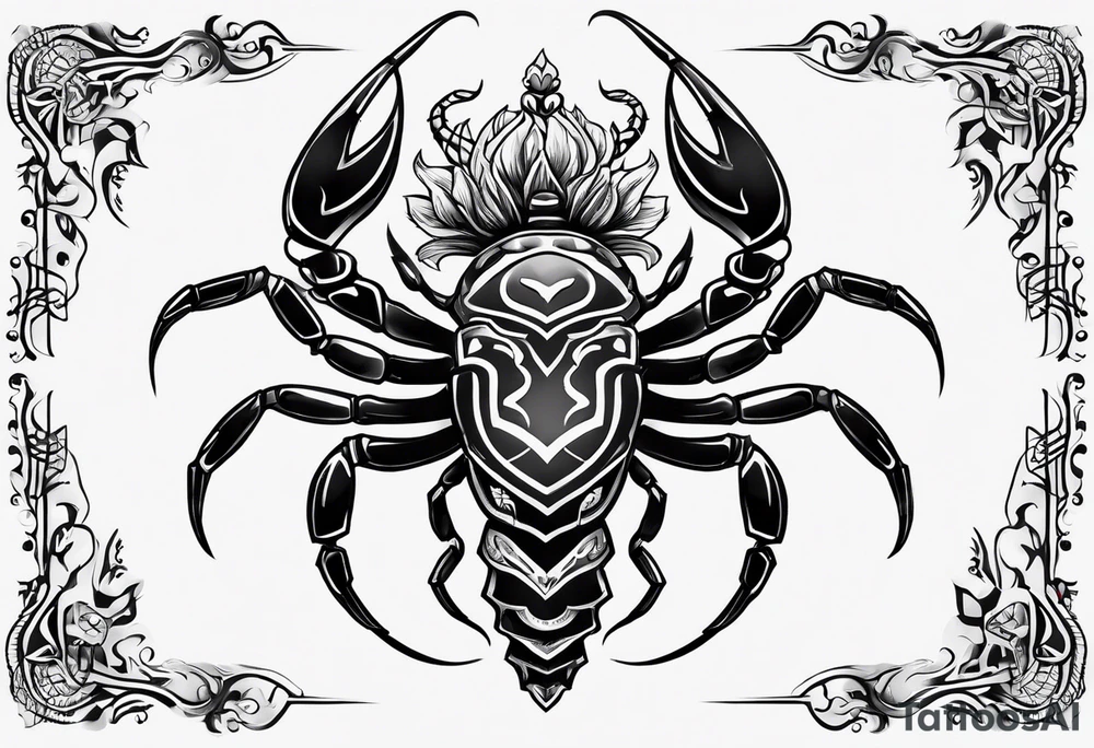 scorpion tattoo idea