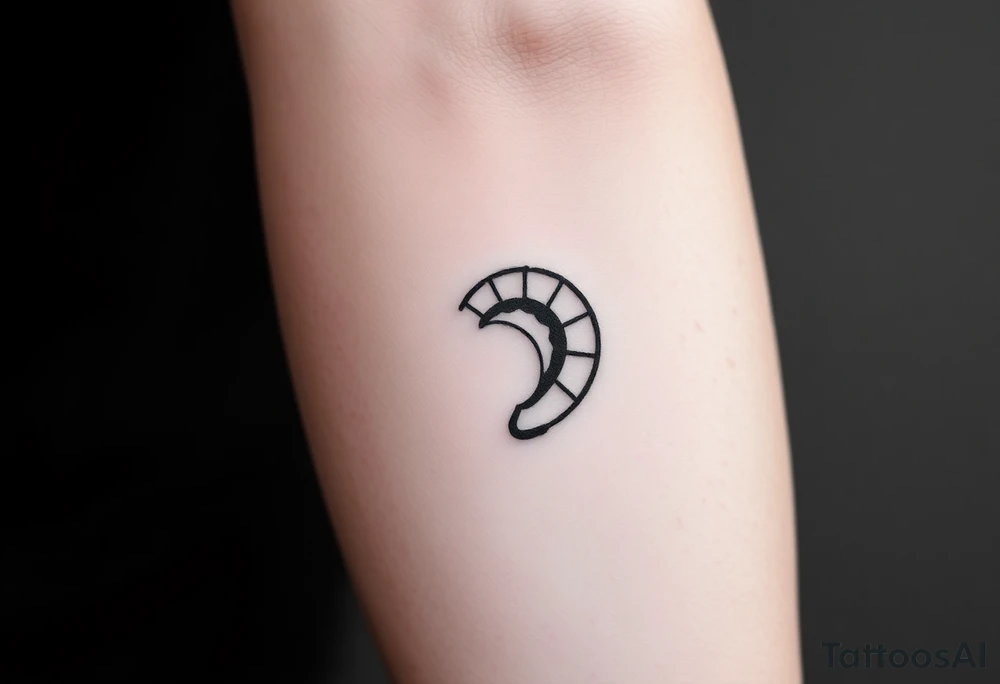 a super simple thing that can refer to achilles or achilles heel, the greek myth tattoo idea