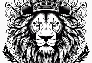 Lion tattoo with cross and armenian flag tattoo idea