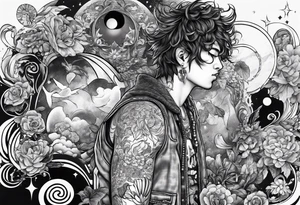999 with different things from his albums tattoo idea