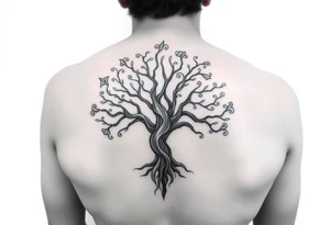 Irish shoulder tattoo, that is non-religious and has a Celtic tree tattoo idea