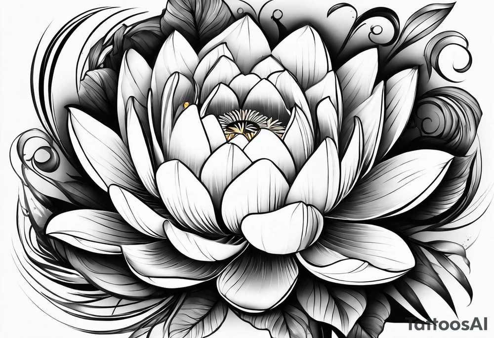 Lotusblüte tattoo idea