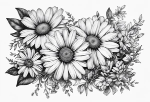 Daisy chain tattoo idea