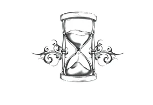 Hour glass tattoo idea