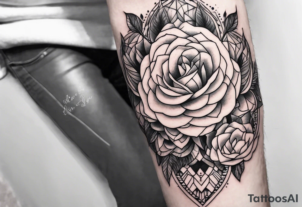 “I’ll love you forever”, forearm tattoo idea
