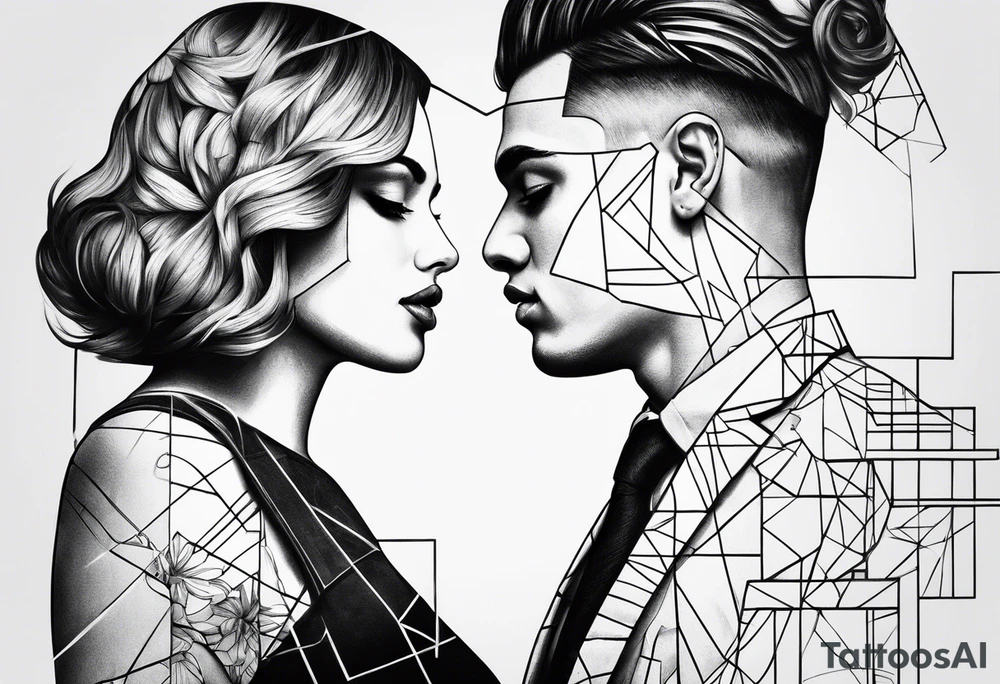 One or two puzzle pieces to show the connection between two people tattoo idea