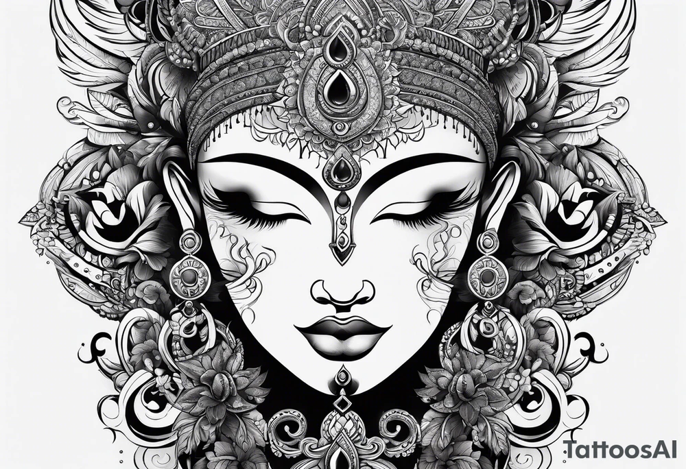 hindu elements tattoo idea