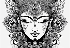 hindu elements tattoo idea