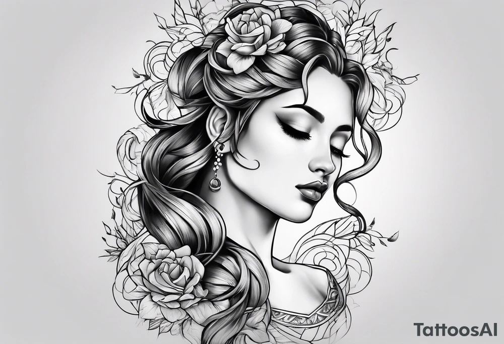 Creation of Adam tattoo idea