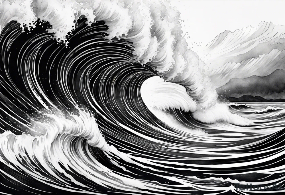 waves;
"come what may"; outside forearm not an oval tattoo idea waves;
"come what may"; outside forearm not an oval tattoo idea