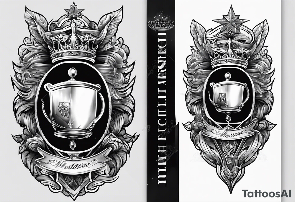 justice emblem tattoo idea