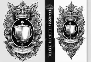 justice emblem tattoo idea