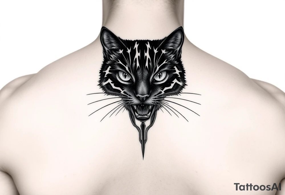 Black Cat tattoo idea
