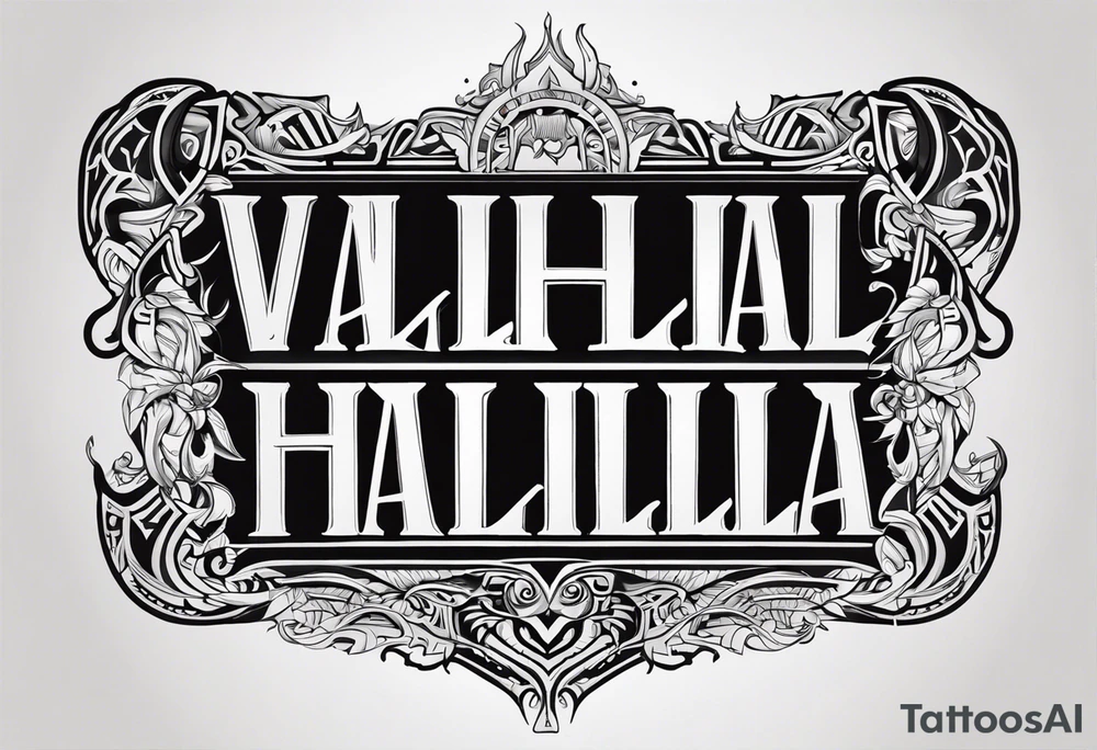 Valhalla tattoo idea