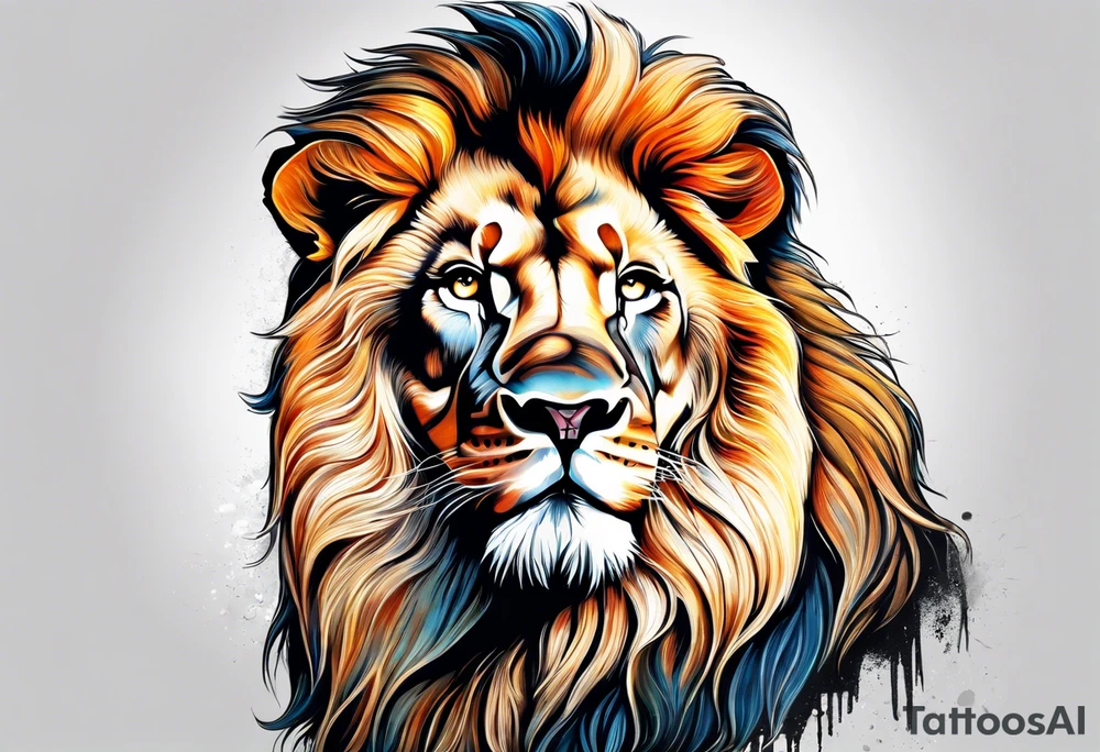 lion tattoo idea