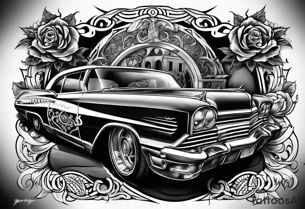 chicano lowrider tattoos tattoo idea