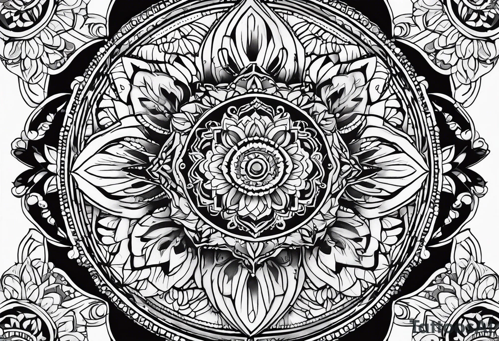 Mandala tattoo idea