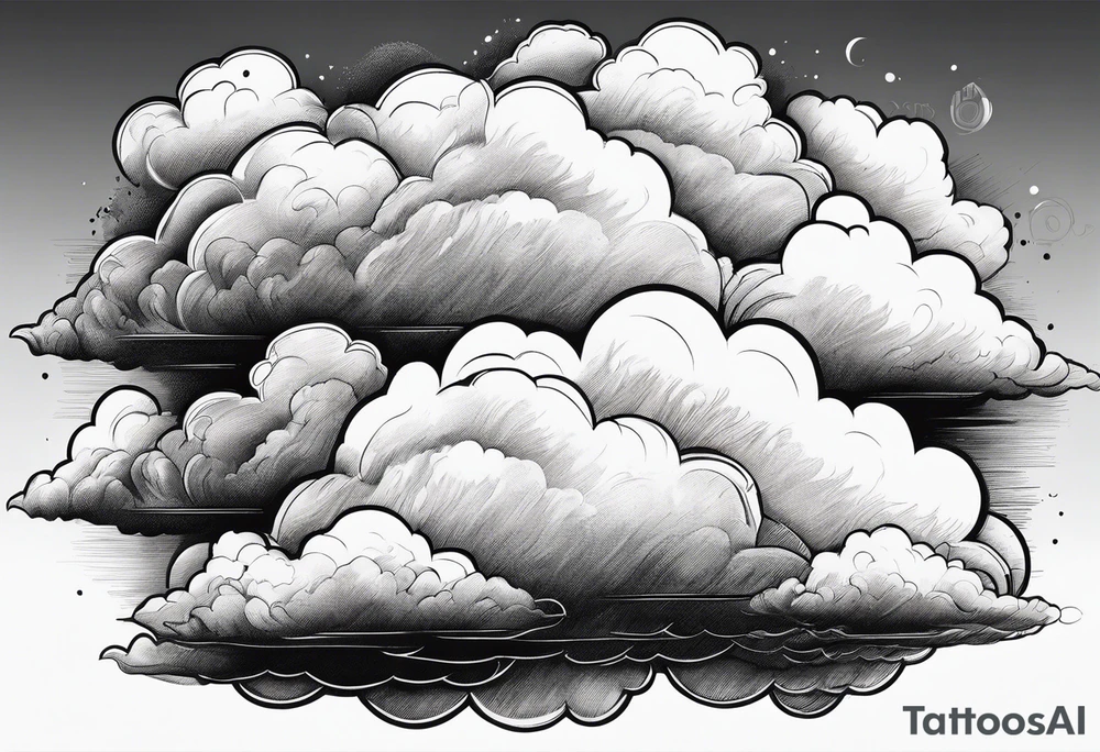 Clouds tattoo idea