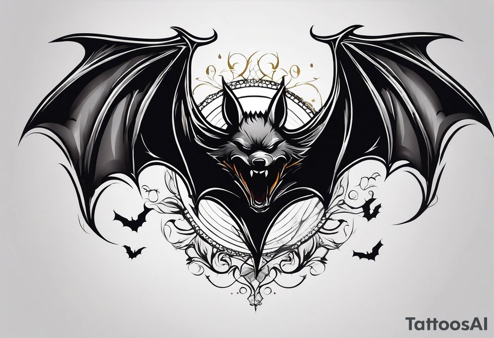 3 bats tattoo idea