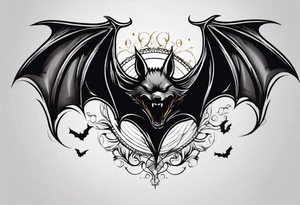 3 bats tattoo idea