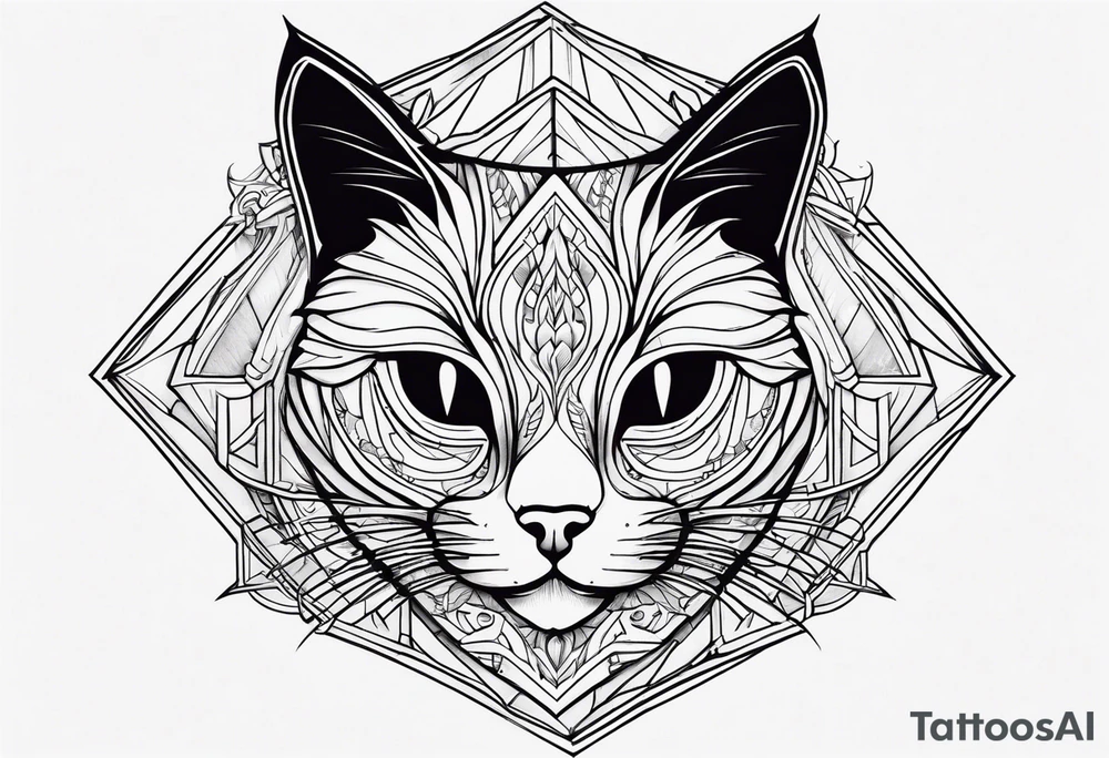 Black Cat tattoo idea