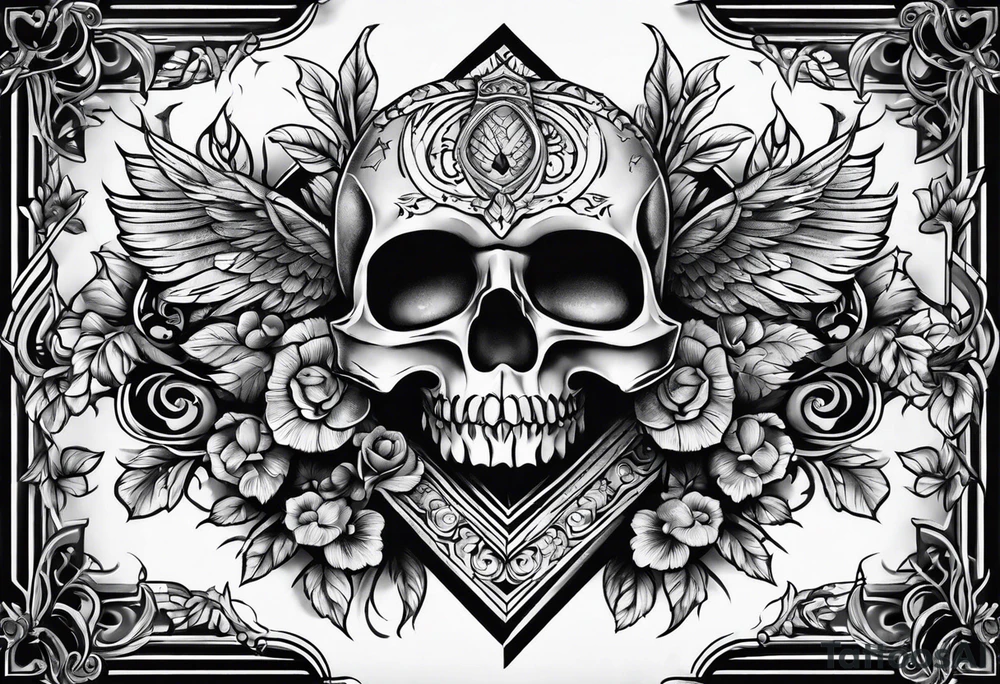 free masonry tattoo idea