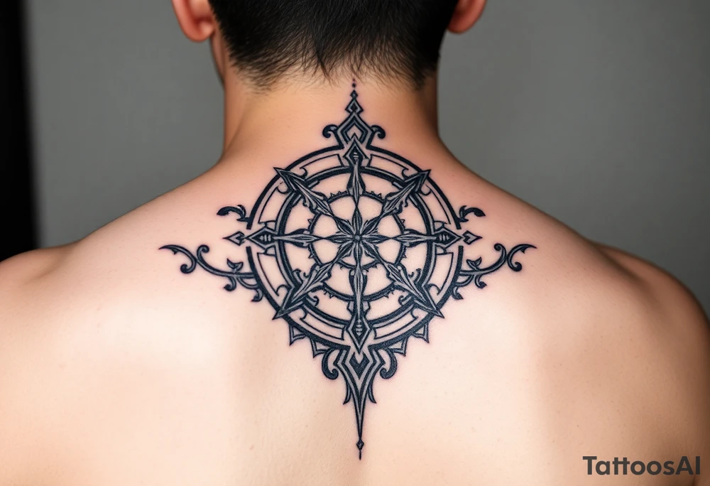 Eternity with design japanese tattoo idea