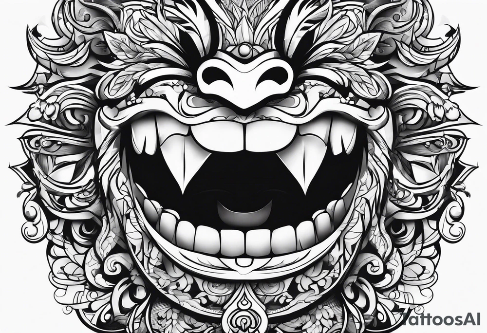 smile tattoo idea