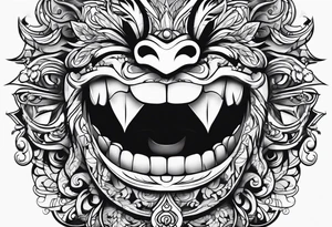 smile tattoo idea
