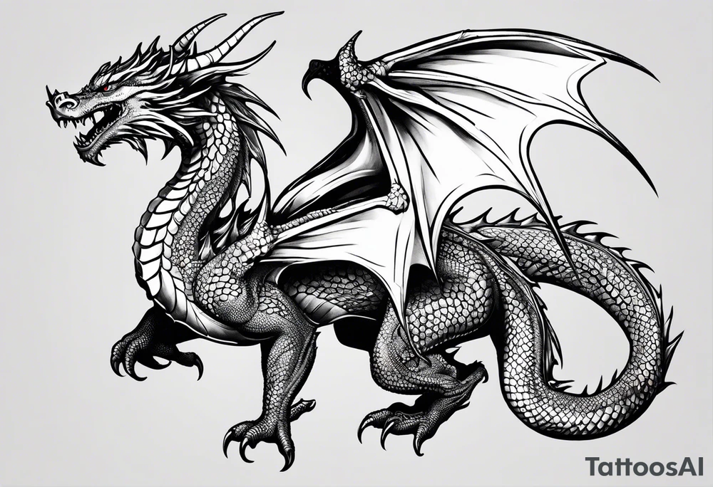 Dragon tattoo idea