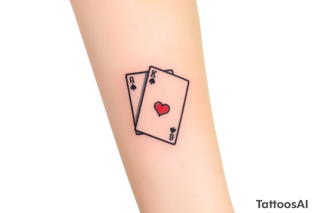 poker tattoo idea