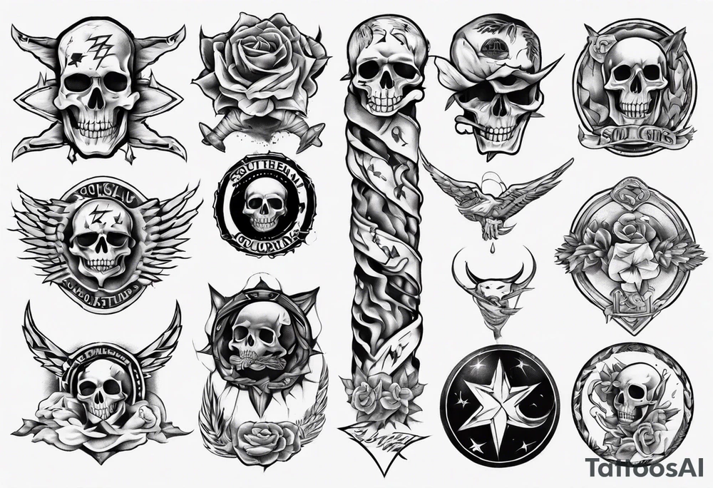 southern california bands tattoo idea
