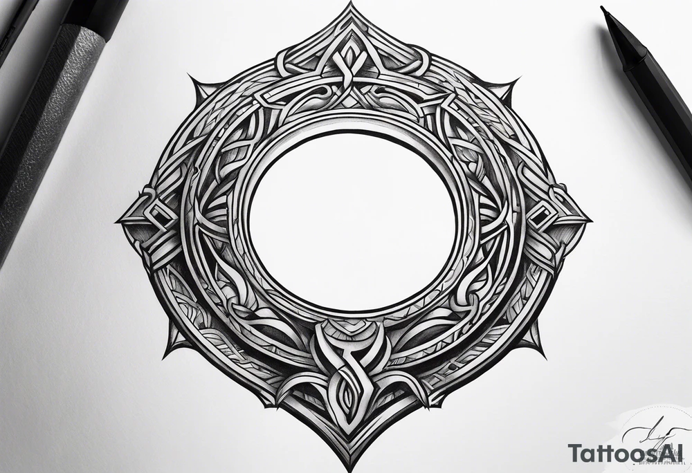 Elsen ring symbol tattoo idea