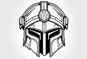 spartan helmet tattoo idea