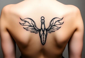 rabbits foot keychain tattoo idea
