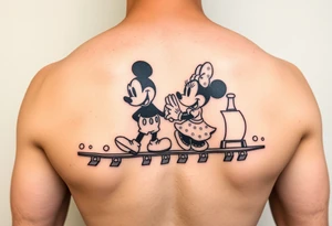 Mickey and Minnie's Runaway Railroad tattoo idea