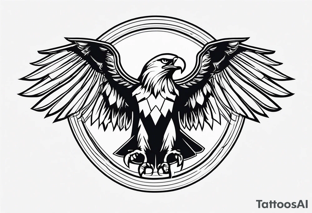 eagle Christian catholic for shoulder tattoo idea