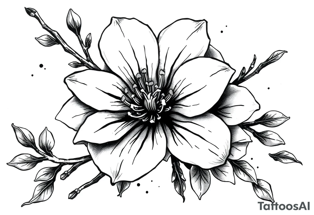 Japanese,sakura tattoo idea