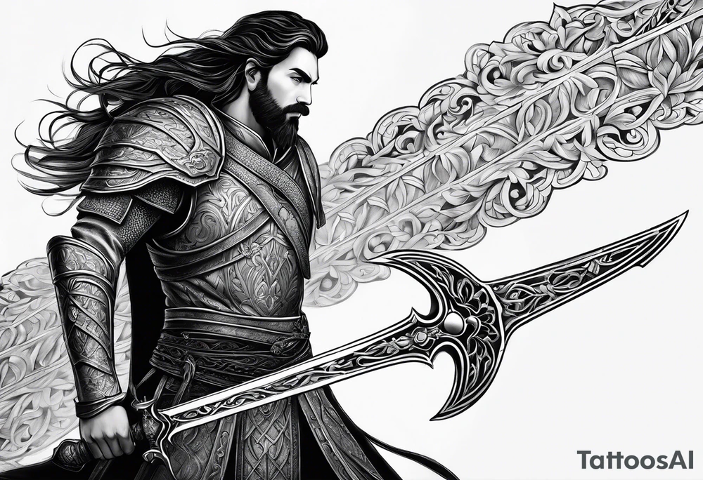 sword of arundil tattoo idea