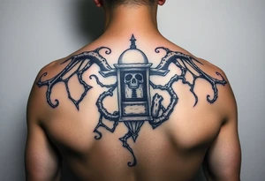 Pandoras box tim burton style tattoo idea