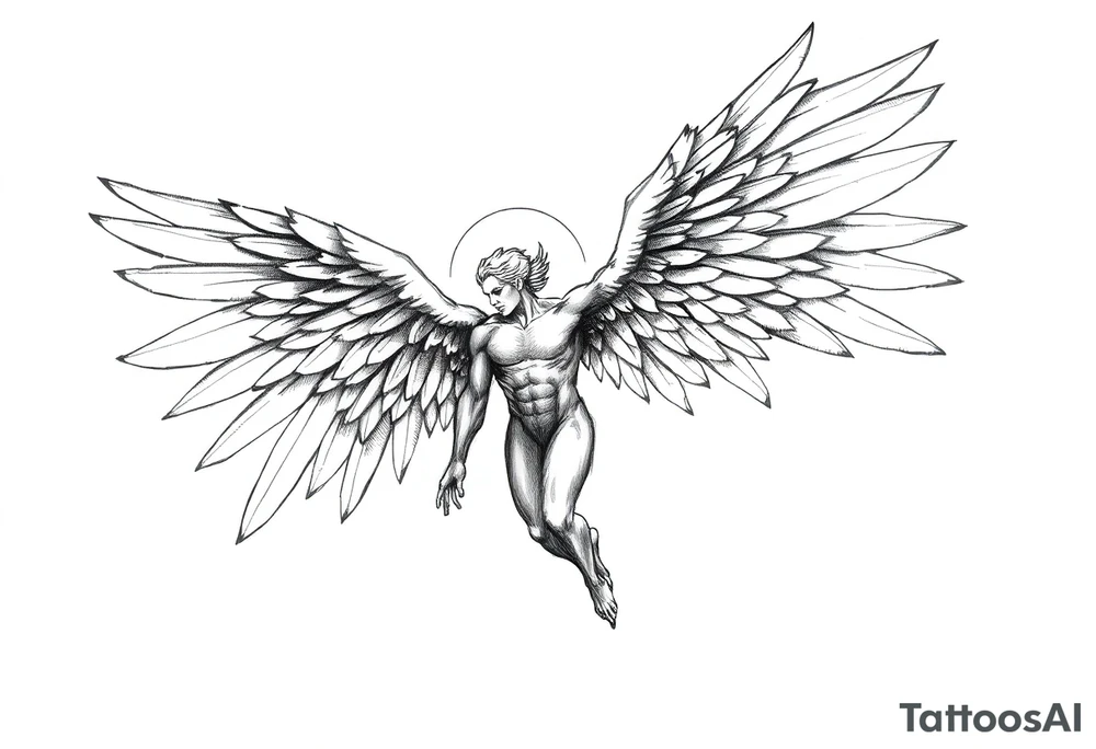 Icarus Mythology tattoo idea