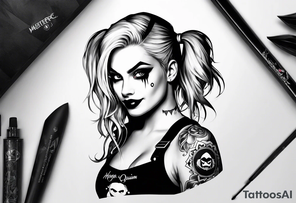 Harley Quinn tattoo idea