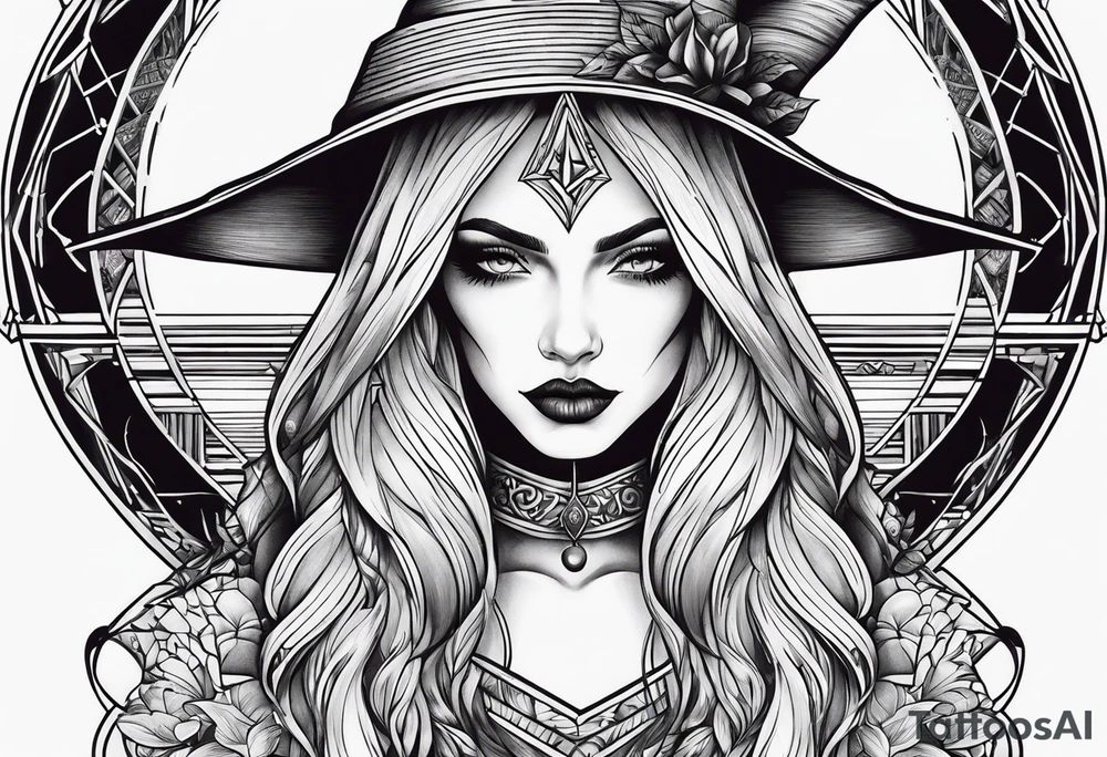 Witch tattoo idea