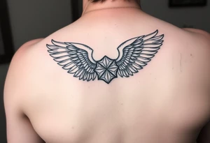 meaningful tattoo of my meemaws death with wings. Named lisa and loves cooking tattoo idea