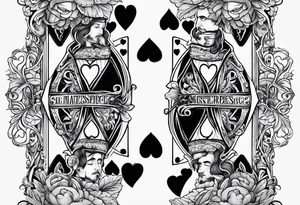 Jack of hearts tattoo idea