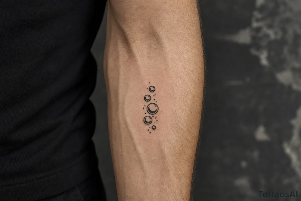 bubbles up tattoo idea