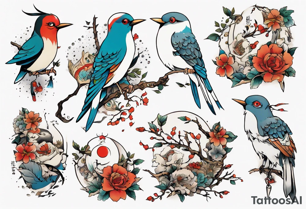 bird, cannot change tattoo idea